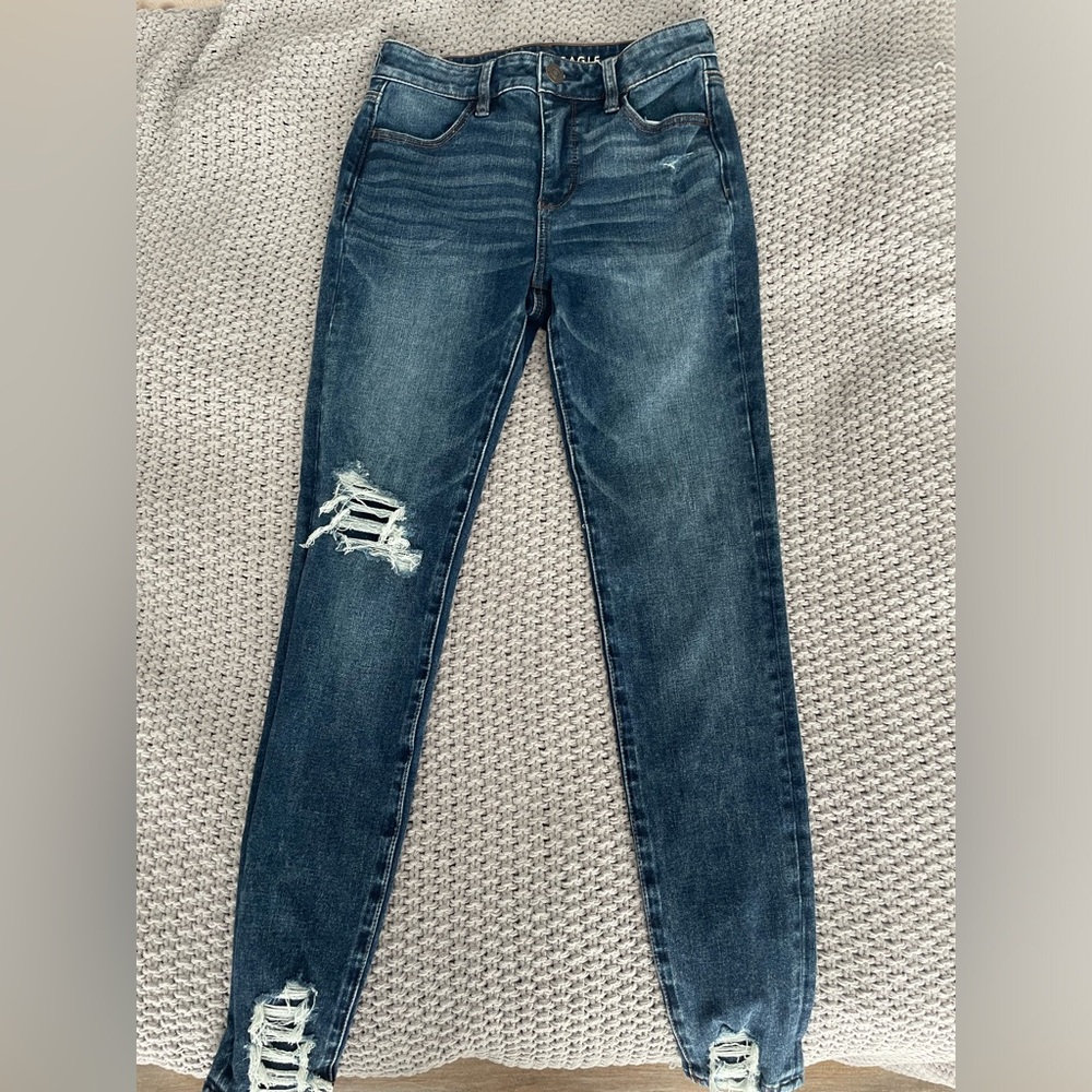 American Eagle The Dream Jean Hi-Rise Jeggings, Size 4